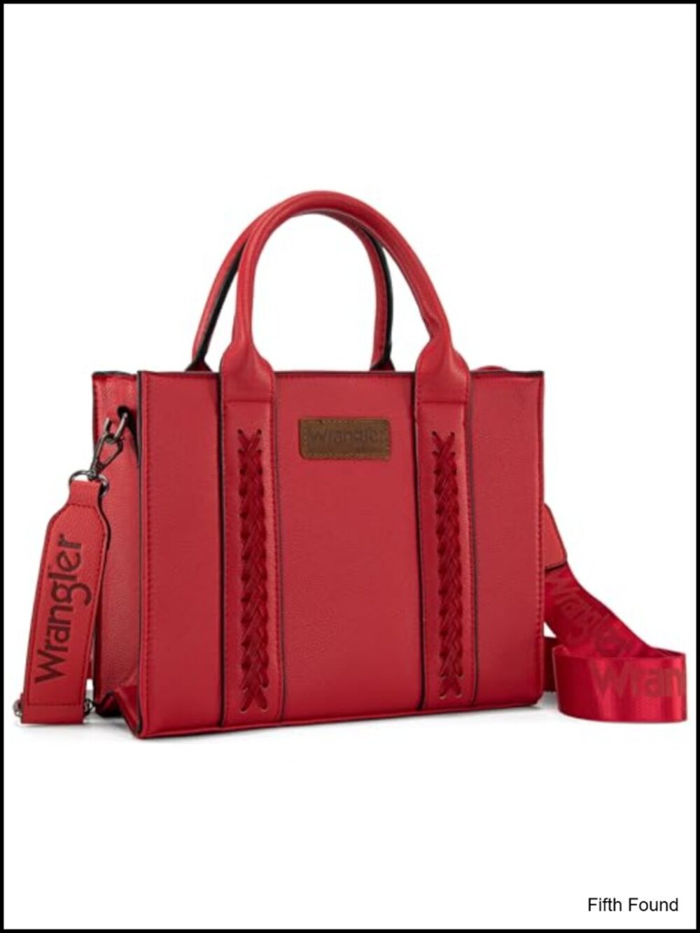 Women's Western Whipstitch Satchel Tote Handbag with Strap